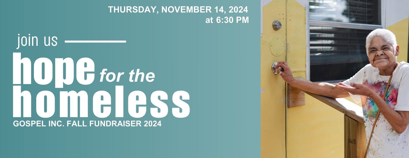 Hope for the Homeless 2024 - November 14th, 2024